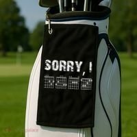 Sorry IDGAF Funny Hidden Message Guitar Chords For Lover Golf Towel thumb 2