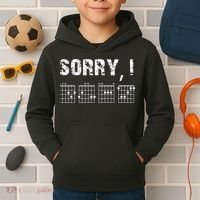 Sorry IDGAF Funny Hidden Message Guitar Chords For Lover Kids Hoodie thumb 2
