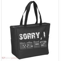 Sorry IDGAF Funny Hidden Message Guitar Chords For Lover Tote Bag thumb 2