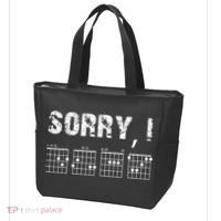 Sorry IDGAF Funny Hidden Message Guitar Chords For Lover Tote Bag thumb 3