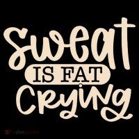 Sweat Is Fat Crying Doggie Tank thumb 4