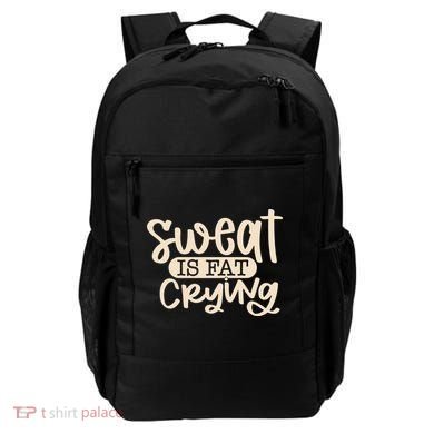 Sweat Is Fat Crying Backpack