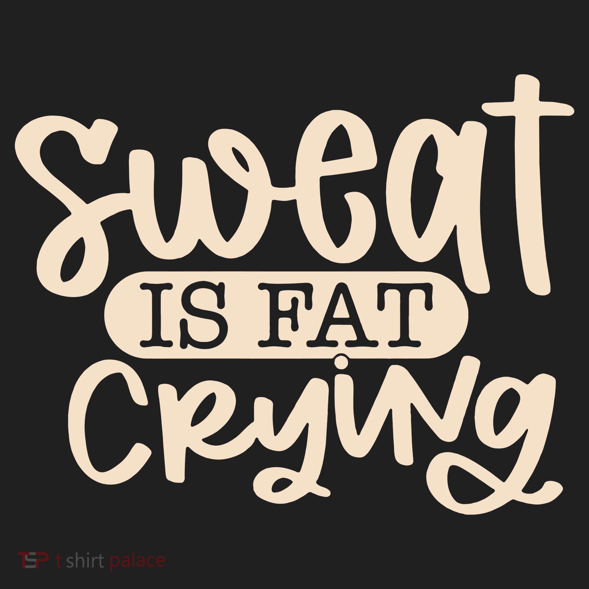 Sweat Is Fat Crying Beanie