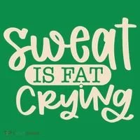 Sweat Is Fat Crying Toddler Hoodie thumb 2