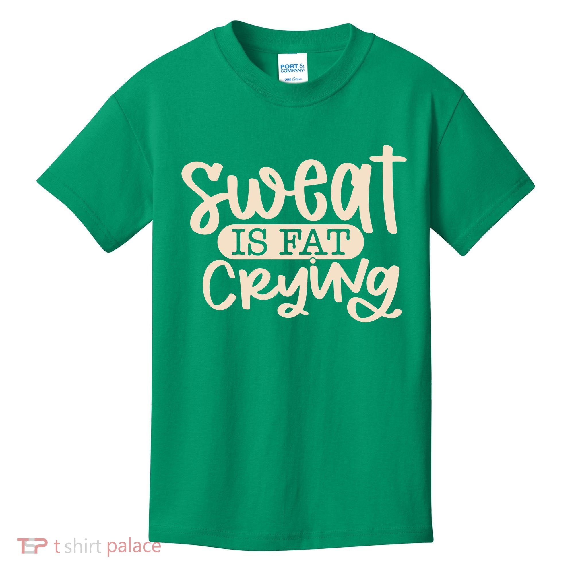 Sweat Is Fat Crying Kids T-Shirt