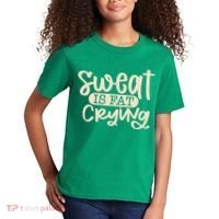 Sweat Is Fat Crying Kids T-Shirt thumb 2