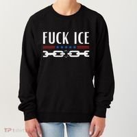 Support Immigrants Fuck Ice Women's Sweatshirt thumb 0