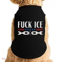 Support Immigrants Fuck Ice Doggie Tank thumb 0