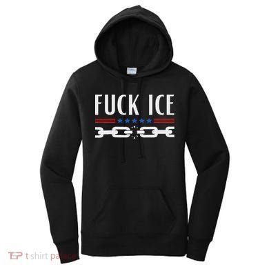 Support Immigrants Fuck Ice Women's Hoodie