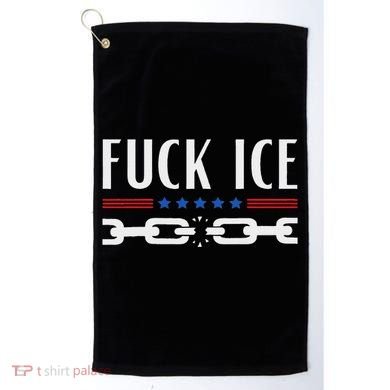 Support Immigrants Fuck Ice Golf Towel