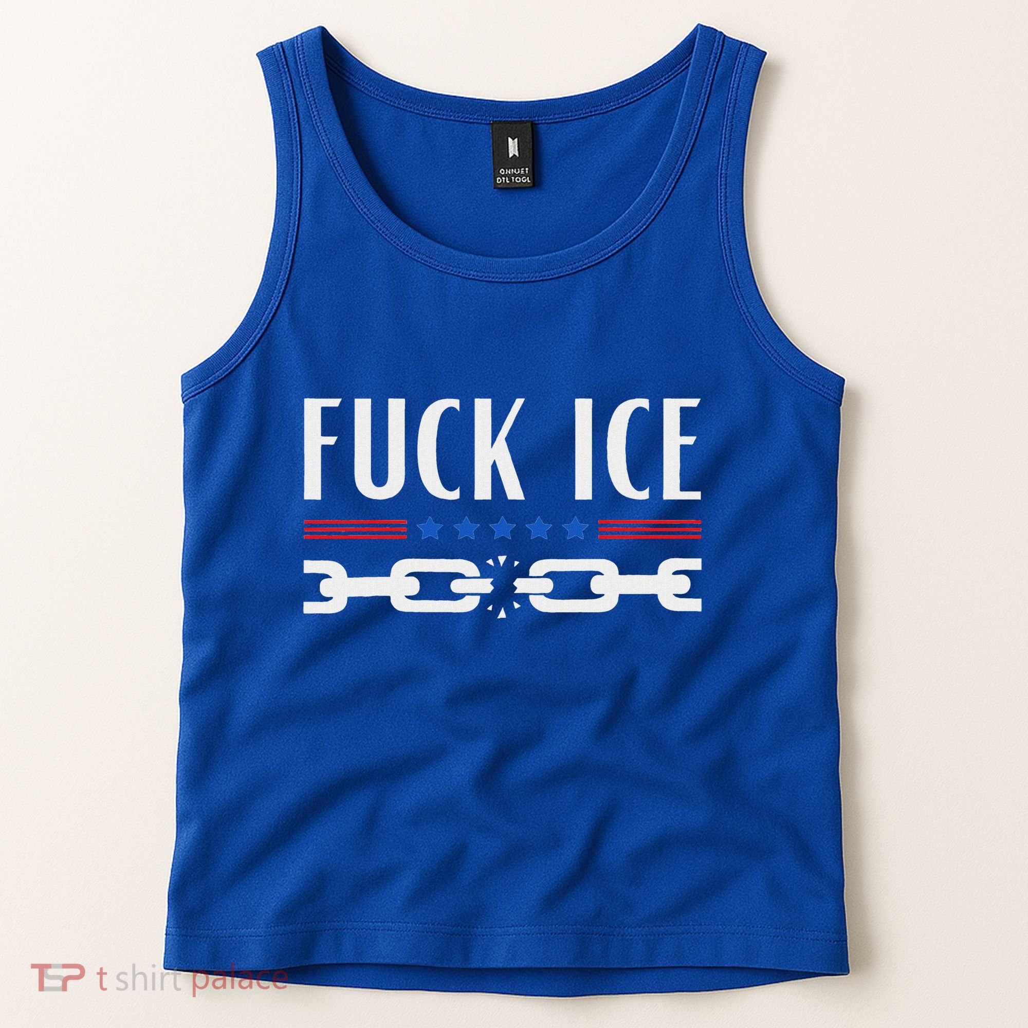 Support Immigrants Fuck Ice Tank Top