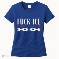 Support Immigrants Fuck Ice Women's T-Shirt thumb 0