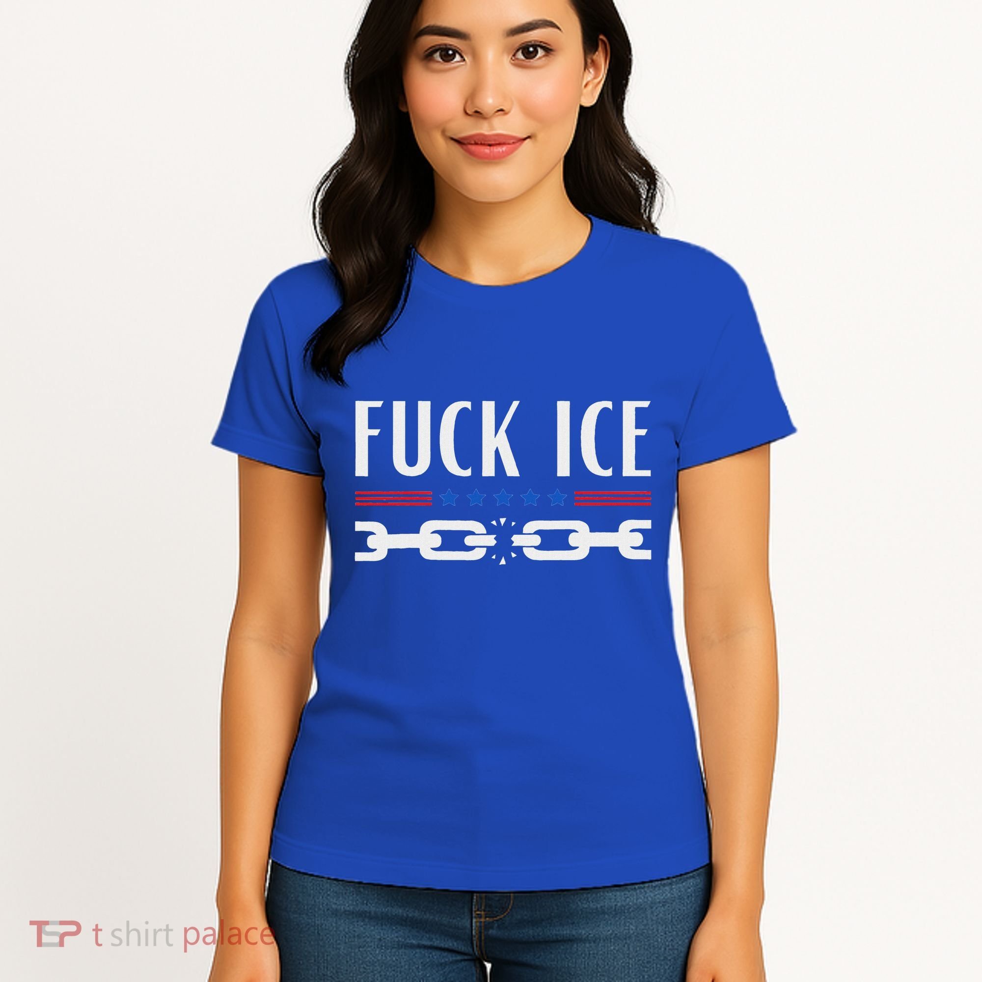 Support Immigrants Fuck Ice Women's T-Shirt