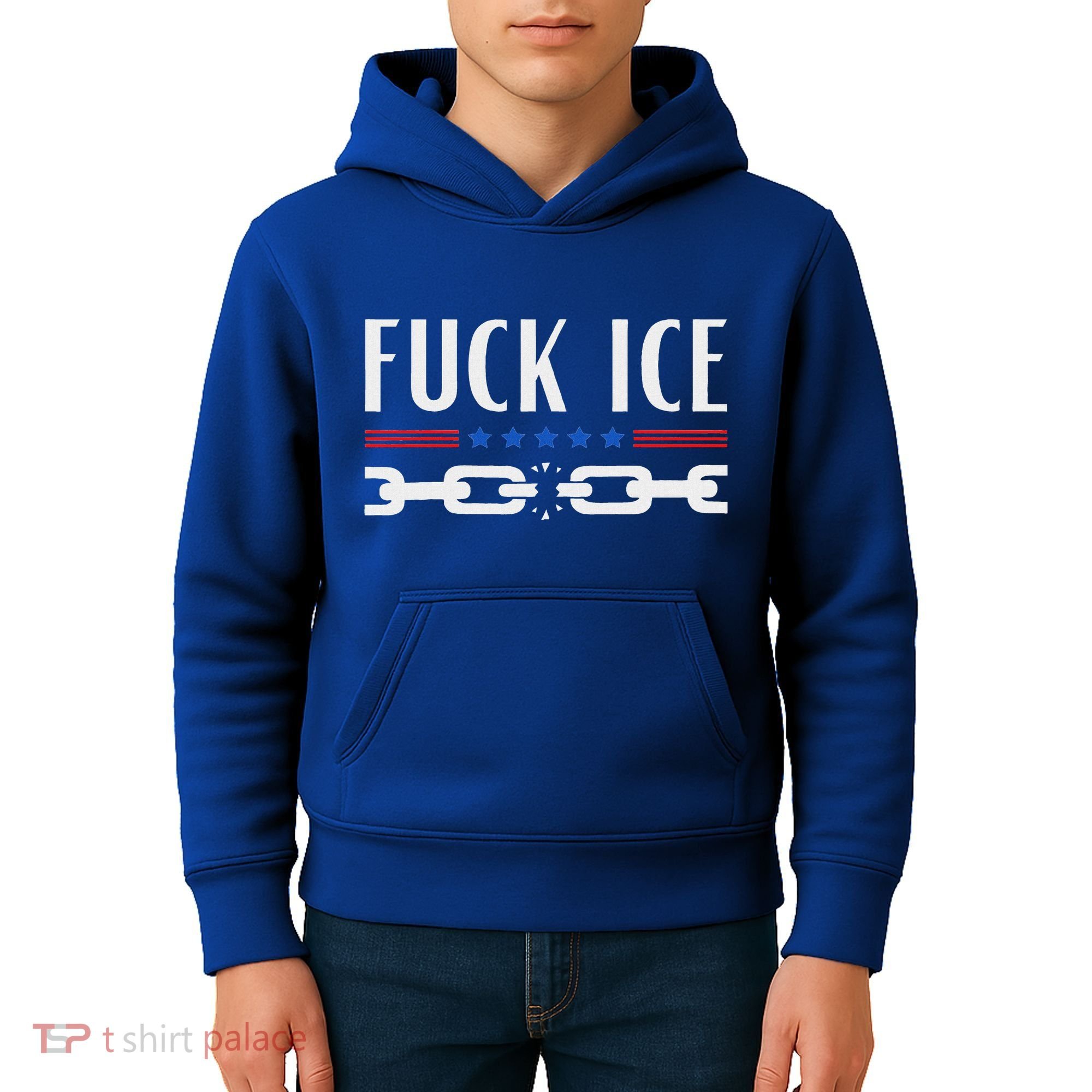 Support Immigrants Fuck Ice Kids Hoodie