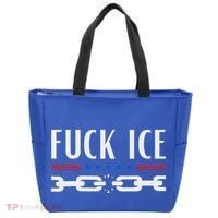 Support Immigrants Fuck Ice Tote Bag thumb 0
