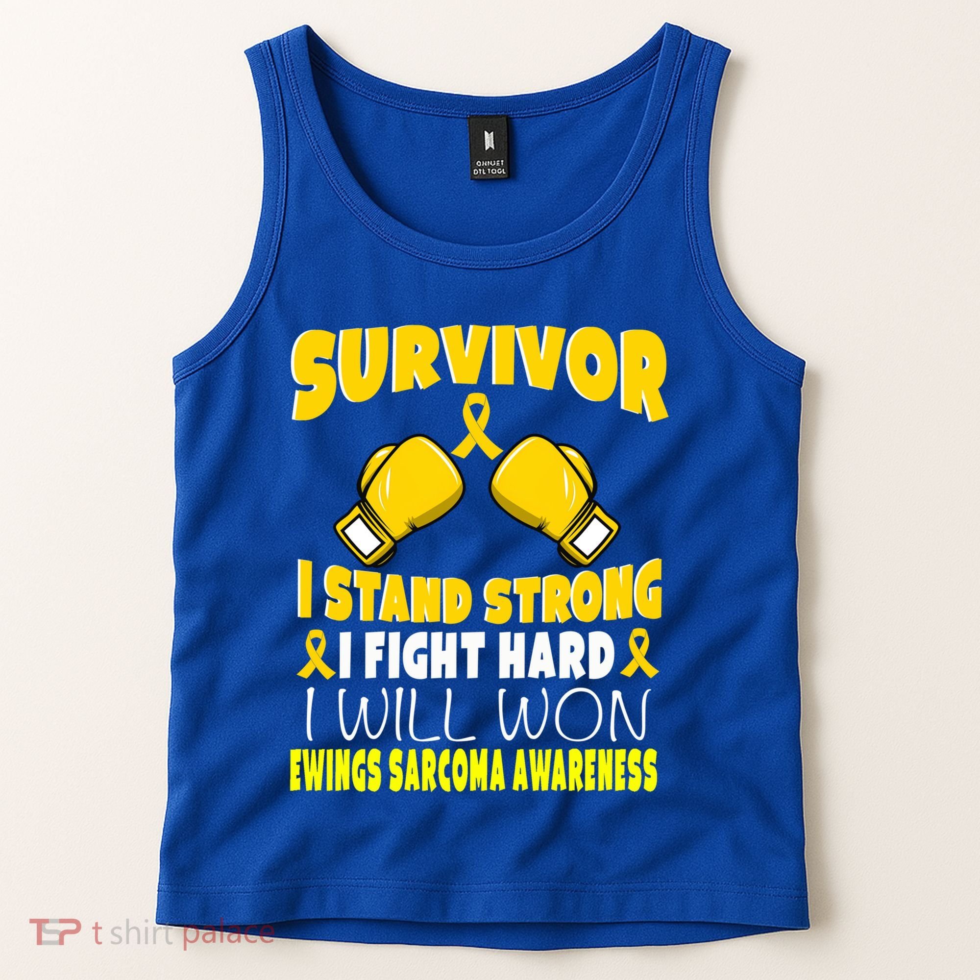 Survivor I Fight Hard Ewings Sarcoma Awareness Cool Gift Tank Top