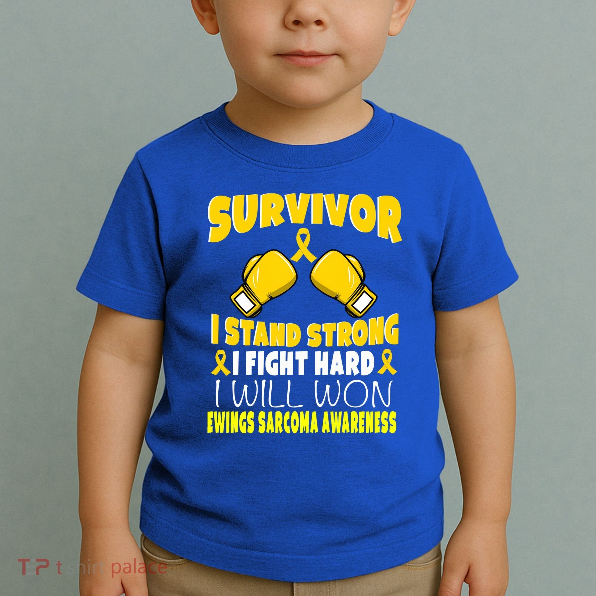 Survivor I Fight Hard Ewings Sarcoma Awareness Cool Gift Toddler T-Shirt