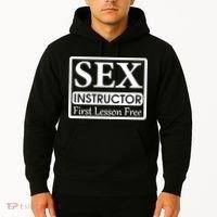 Sex Instructor First Free Lesson Hoodie thumb 2