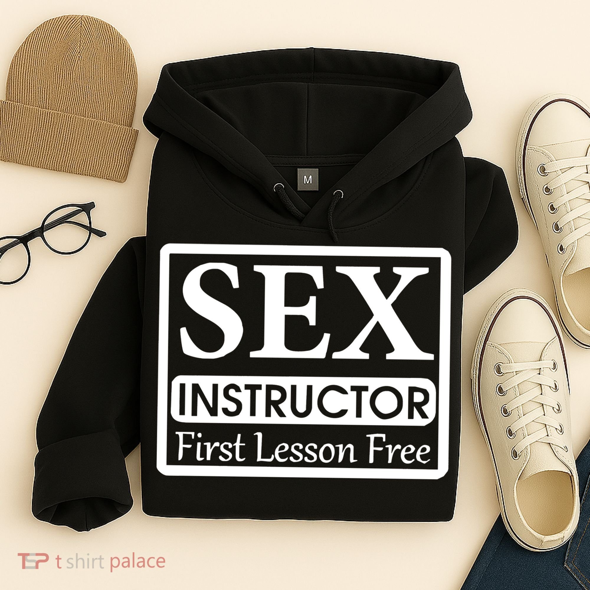 Sex Instructor First Free Lesson Hoodie