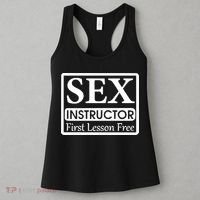 Sex Instructor First Free Lesson Women's Tank Top thumb 3