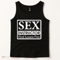 Sex Instructor First Free Lesson Tank Top thumb 2