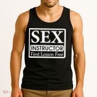Sex Instructor First Free Lesson Tank Top thumb 3