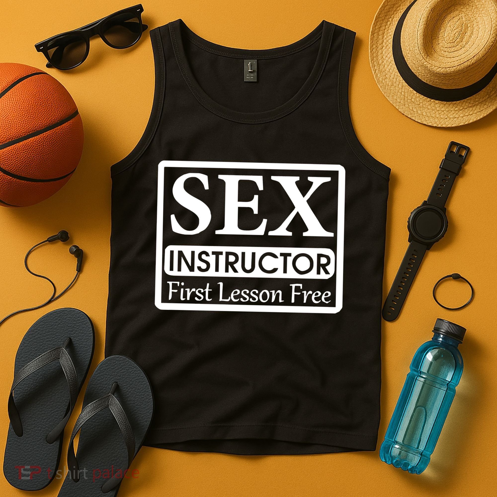 Sex Instructor First Free Lesson Tank Top