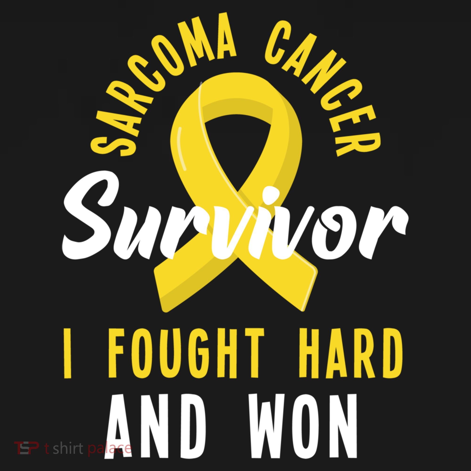 Survivor I Fought Hard And Won Sarcoma Cancer Awareness Gift Women's Hoodie