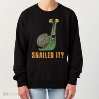 Snailed It Funny Snails Snail Lovers Women's Sweatshirt thumb 0