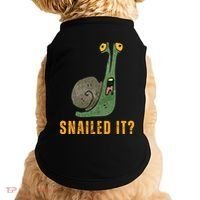 Snailed It Funny Snails Snail Lovers Doggie Tank thumb 0