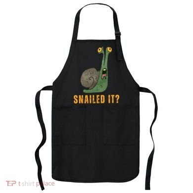 Snailed It Funny Snails Snail Lovers Apron