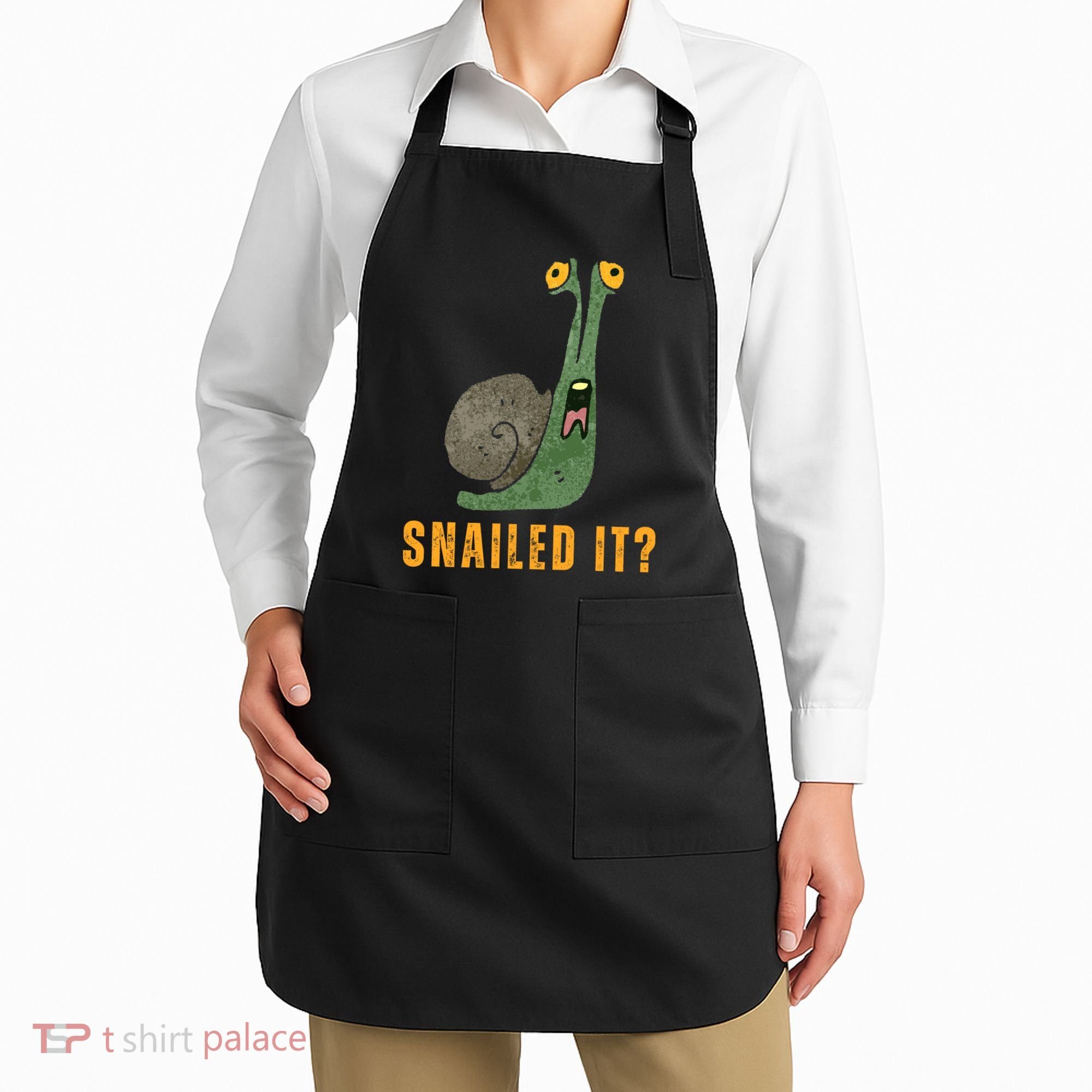 Snailed It Funny Snails Snail Lovers Apron