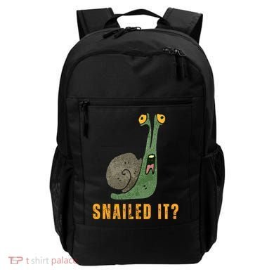 Snailed It Funny Snails Snail Lovers Backpack
