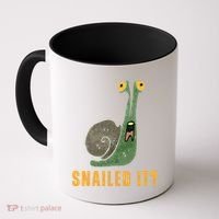 Snailed It Funny Snails Snail Lovers Coffee Mug thumb 0