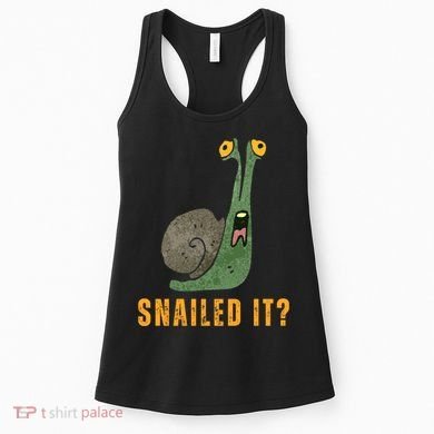 Snailed It Funny Snails Snail Lovers Women's Tank Top