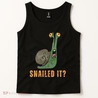 Snailed It Funny Snails Snail Lovers Tank Top thumb 2