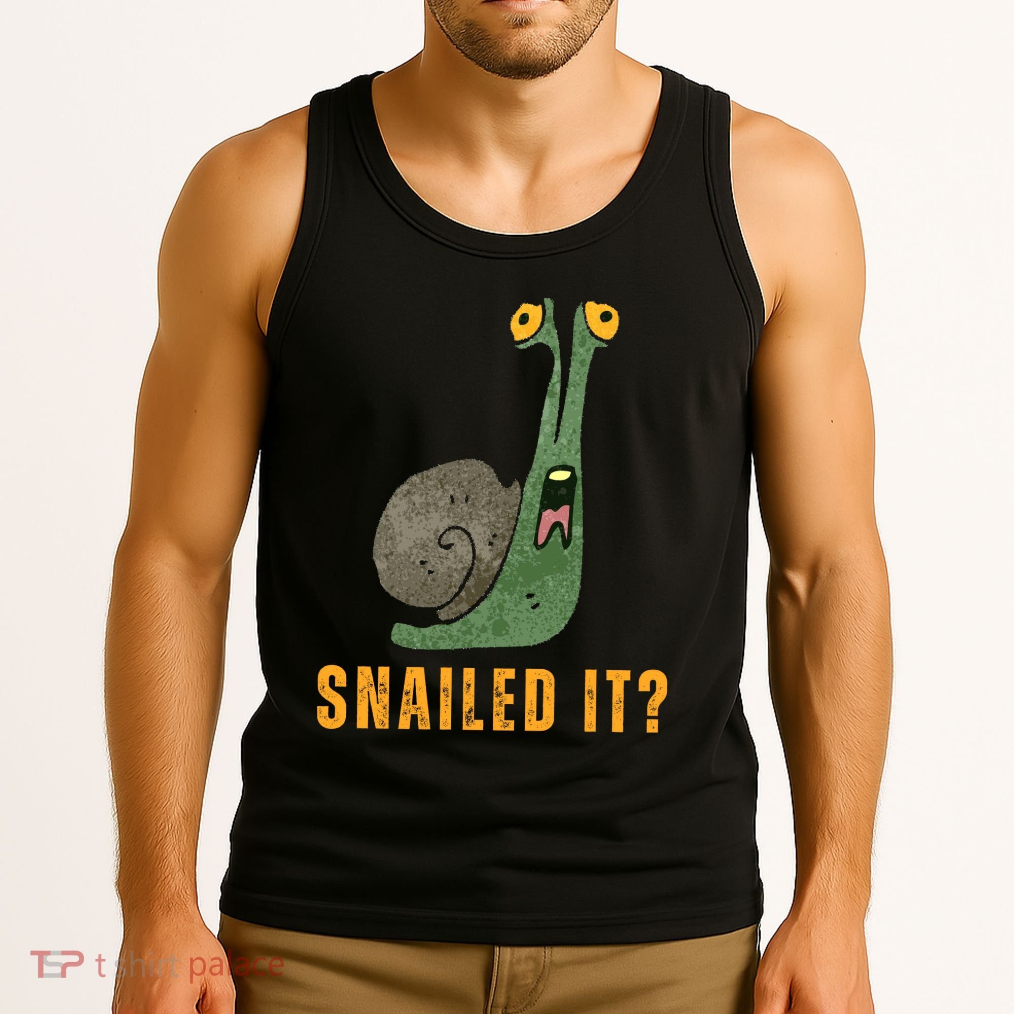 Snailed It Funny Snails Snail Lovers Tank Top