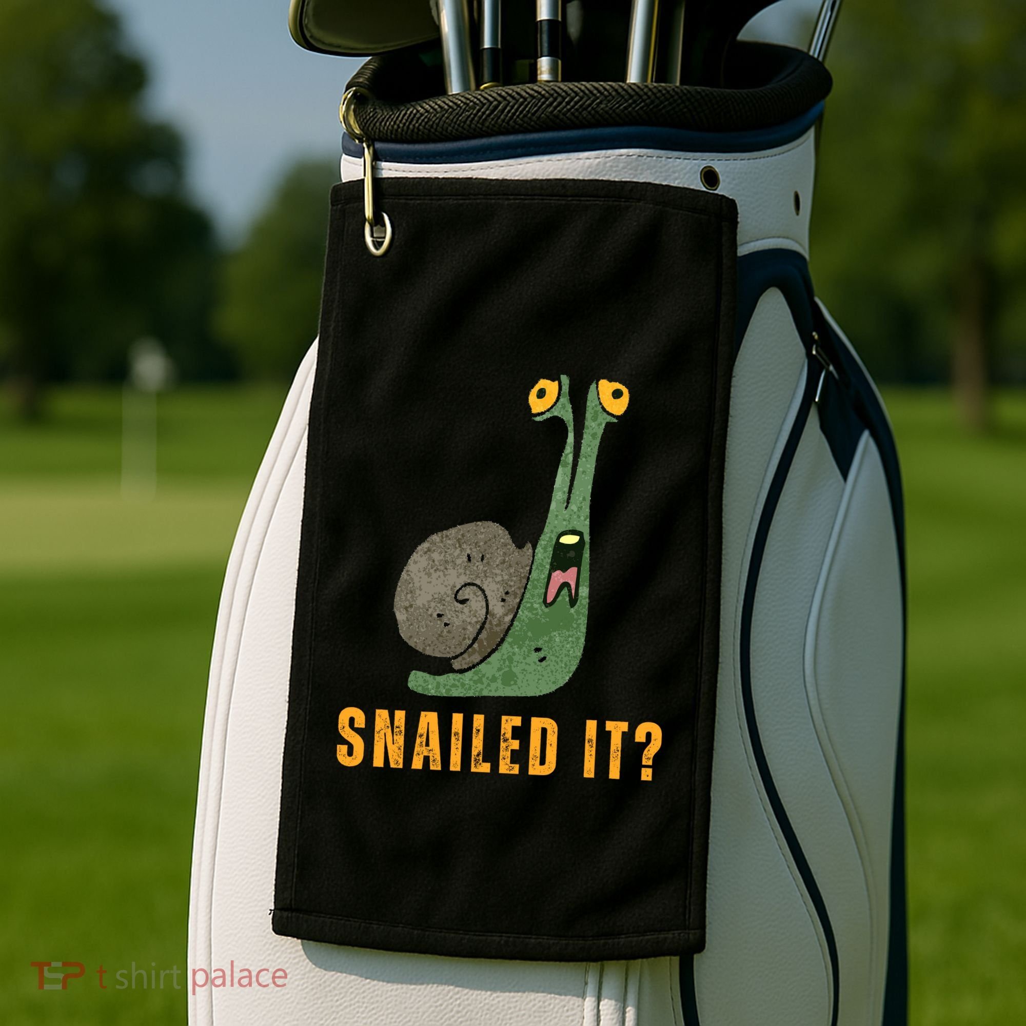 Snailed It Funny Snails Snail Lovers Golf Towel