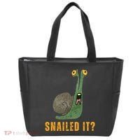 Snailed It Funny Snails Snail Lovers Tote Bag thumb 0