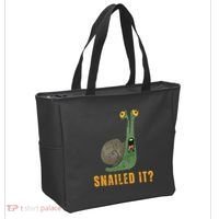 Snailed It Funny Snails Snail Lovers Tote Bag thumb 2
