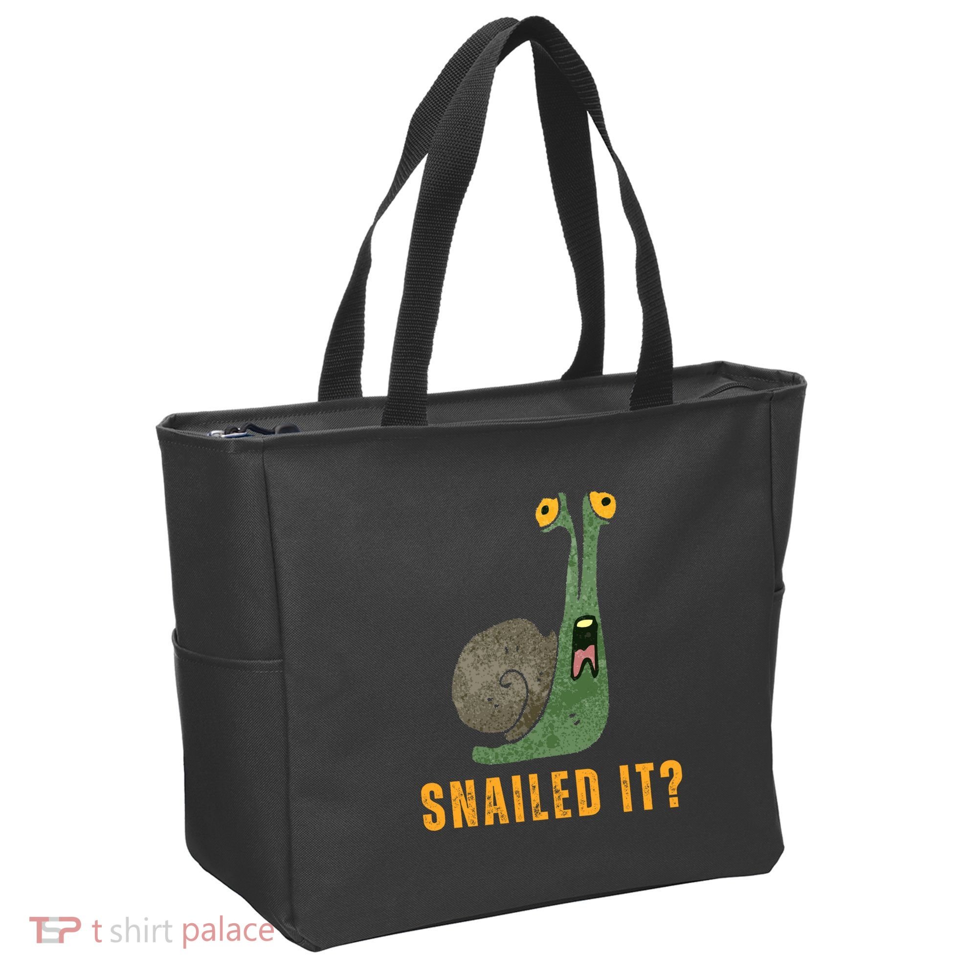 Snailed It Funny Snails Snail Lovers Tote Bag