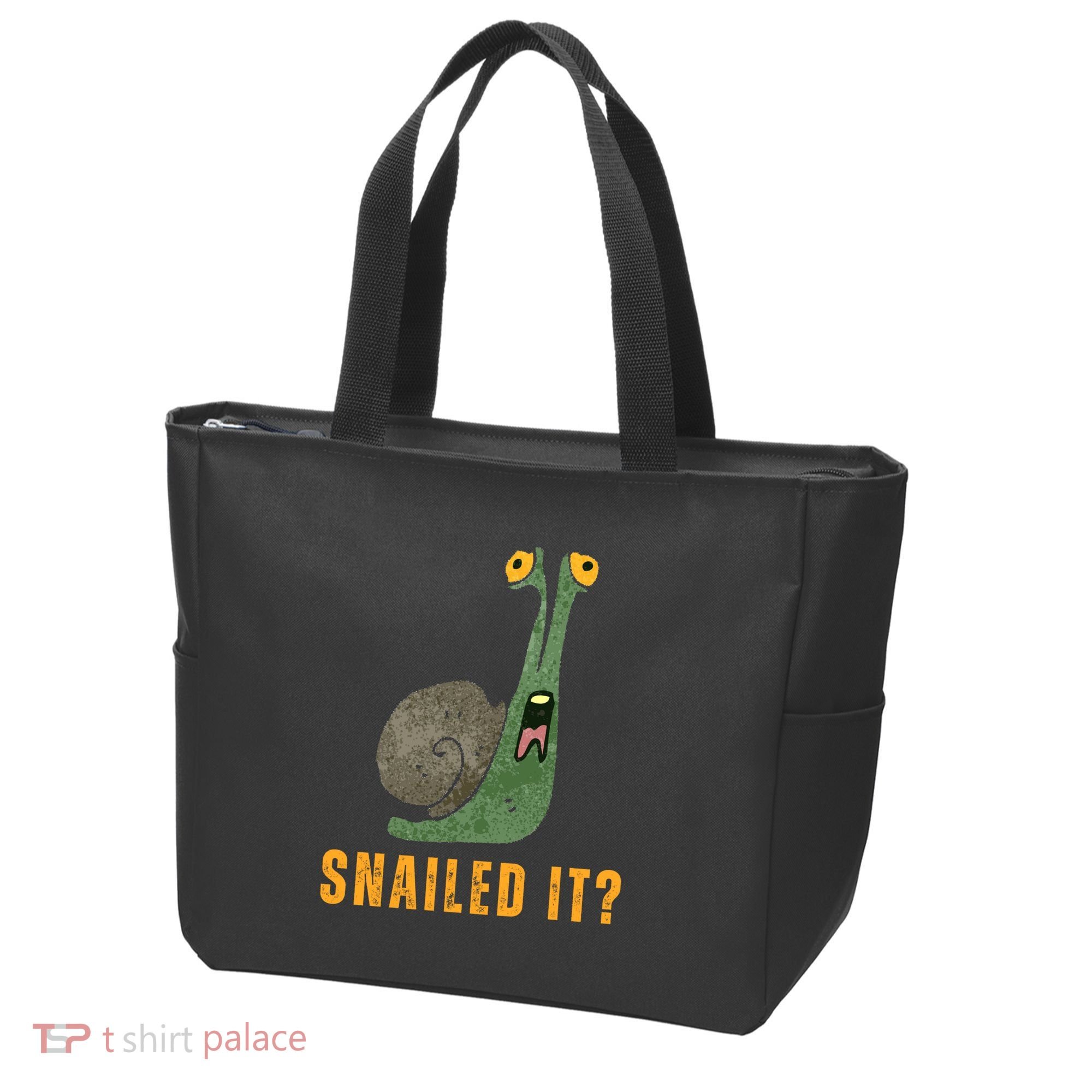 Snailed It Funny Snails Snail Lovers Tote Bag