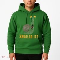 Snailed It Funny Snails Snail Lovers Hoodie thumb 2