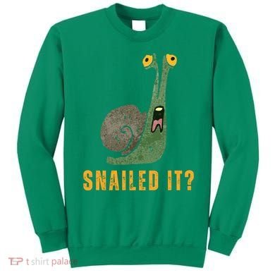 Snailed It Funny Snails Snail Lovers Sweatshirt