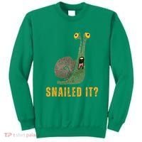 Snailed It Funny Snails Snail Lovers Sweatshirt thumb 0