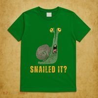 Snailed It Funny Snails Snail Lovers T-Shirt thumb 5