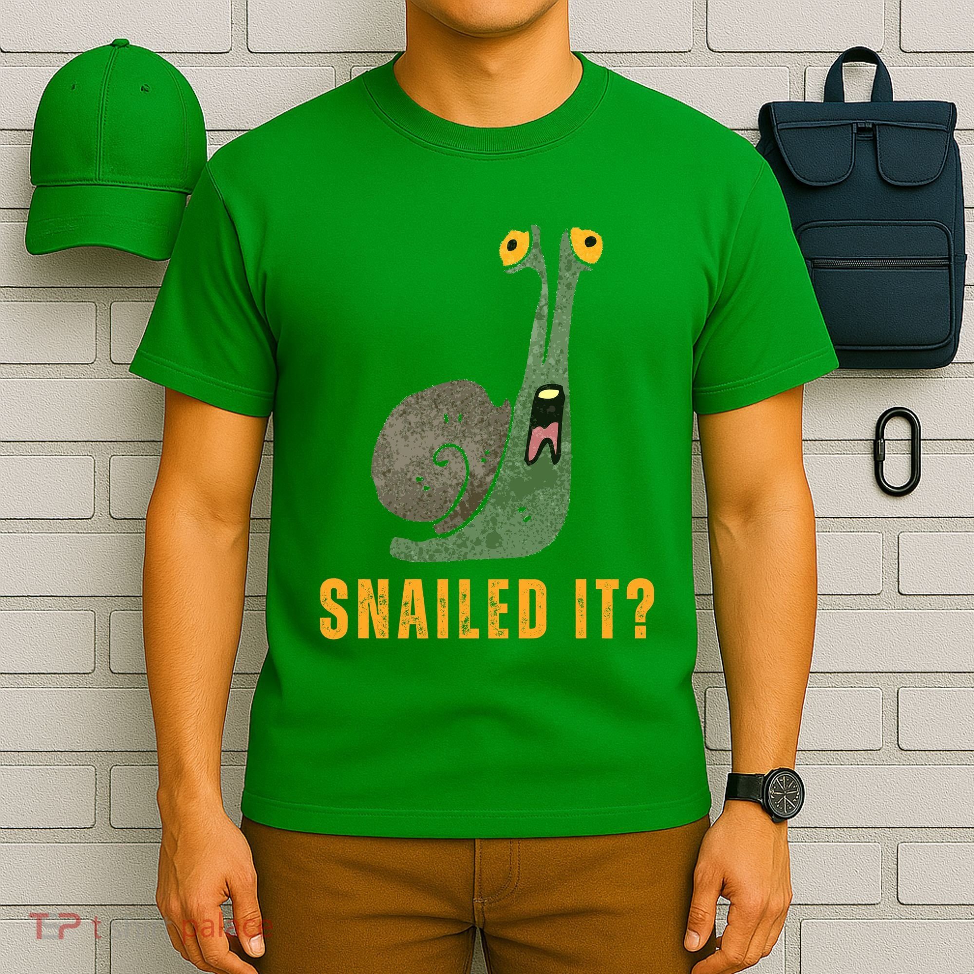 Snailed It Funny Snails Snail Lovers T-Shirt