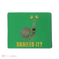 Snailed It Funny Snails Snail Lovers Mousepad thumb 0