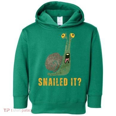 Snailed It Funny Snails Snail Lovers Toddler Hoodie