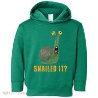 Snailed It Funny Snails Snail Lovers Toddler Hoodie thumb 0